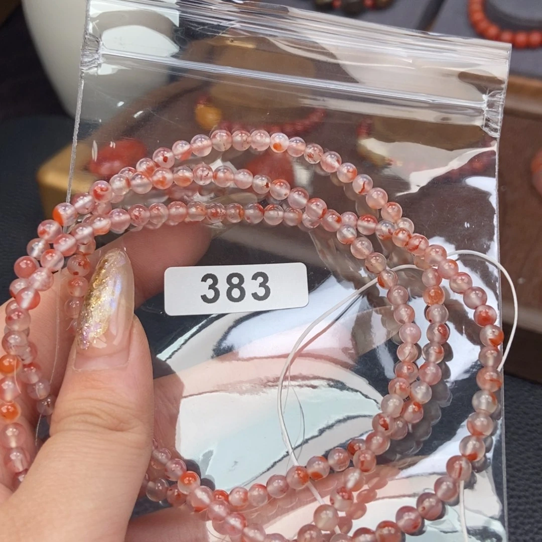 南红玛瑙未镶嵌手链