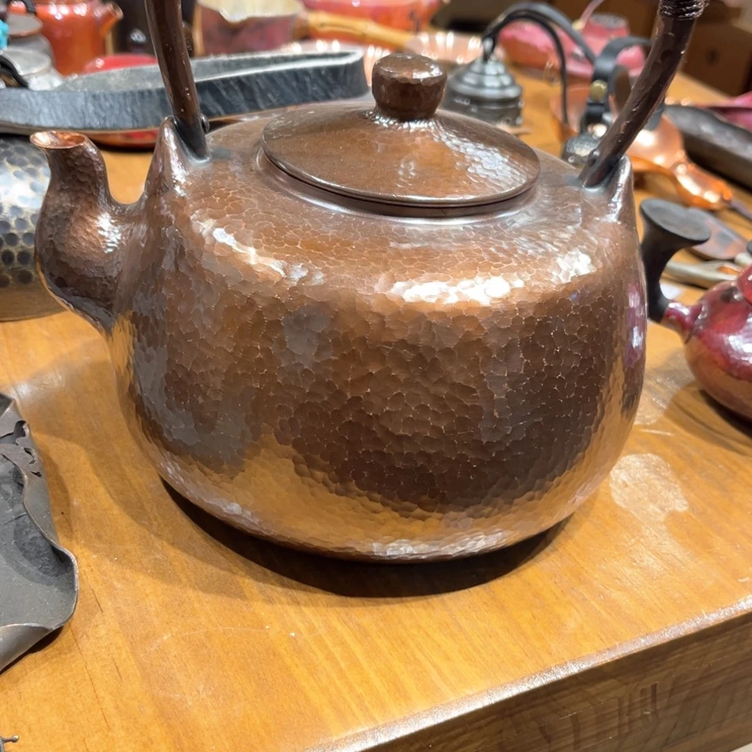 农**划复古烤色口耳一体壶2升