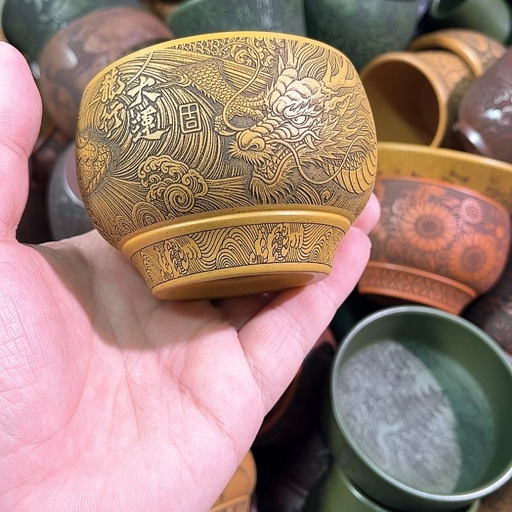 茶杯紫砂全手工紫砂主人杯