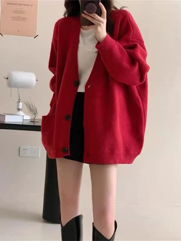 NN1239-2025年新款时尚重工毛衣长袖针织休闲百搭减龄慵懒