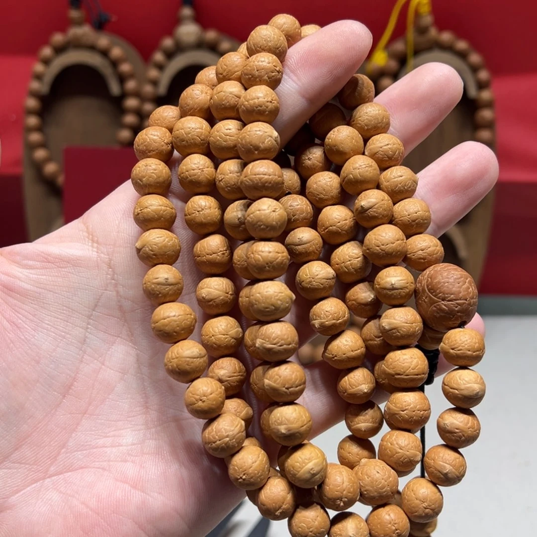 大***楠手串凤眼菩提10.5mm尼泊尔凤眼菩提108