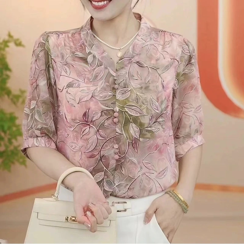 X1753【出口原单】经典优雅气质时尚衬衫