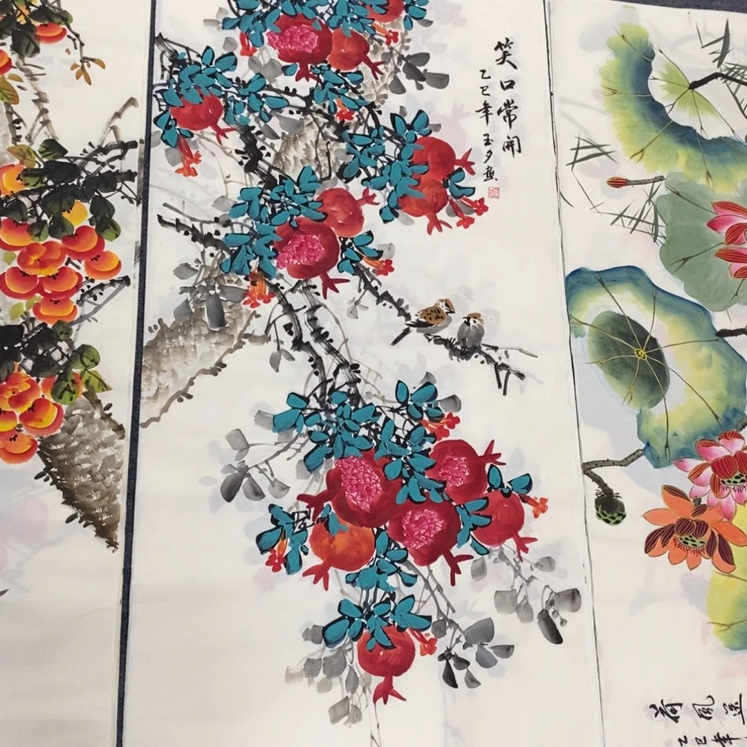 国画尺寸140✖️70精品四尺手绘画