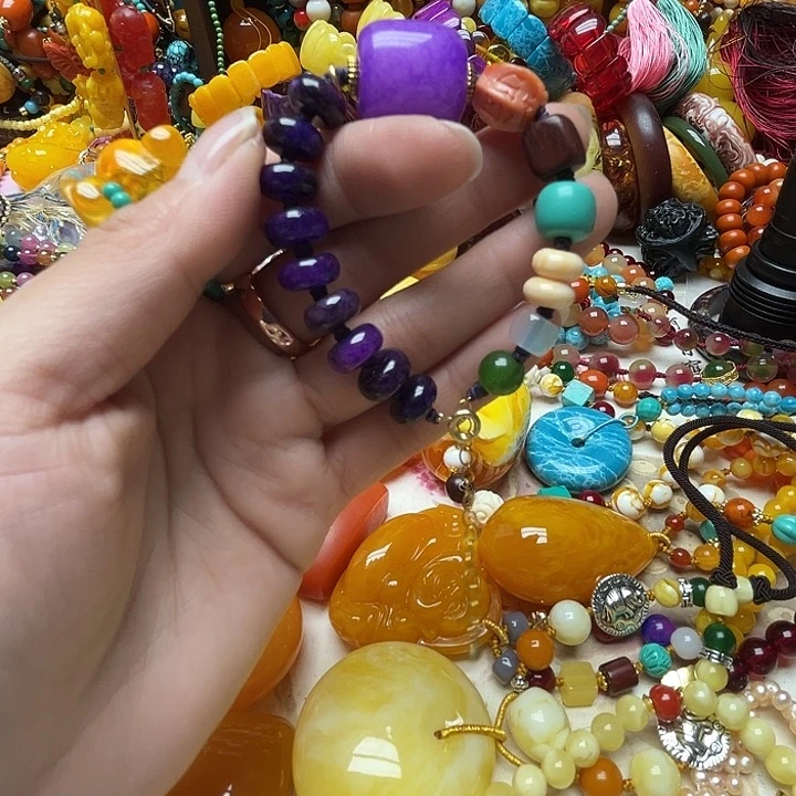 树脂制品864紫薯手链