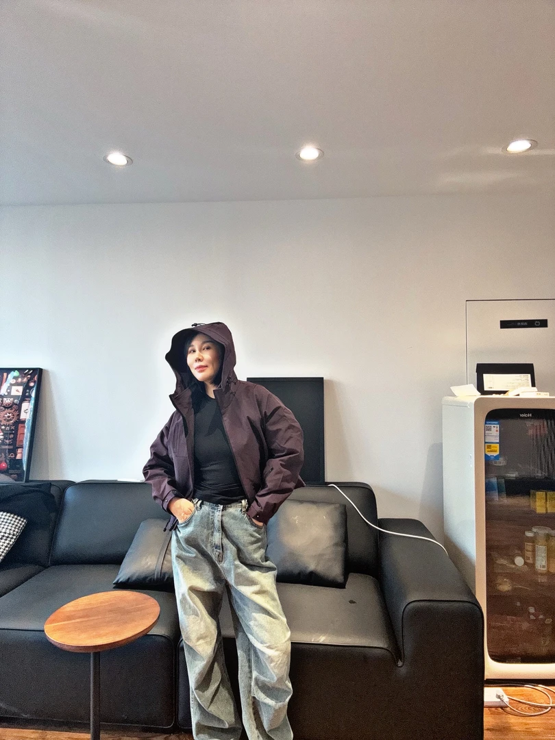 [L•C服饰]58013韩版宽松版短款加棉冲锋衣