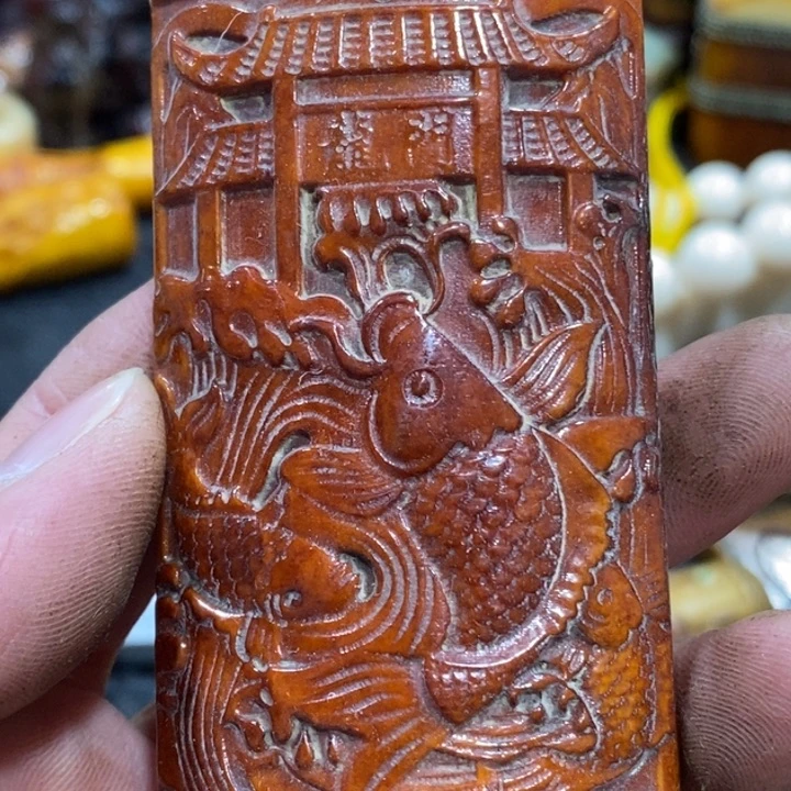 滴血莲花菩提吊坠