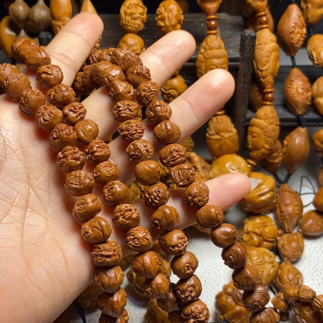 【闪购商品】手串/手链橄榄核V**a桃核108罗汉