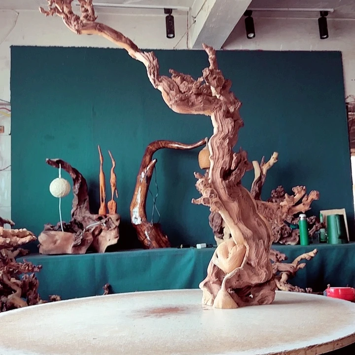 睿***司木054 金丝红木羊蹄甲半成品