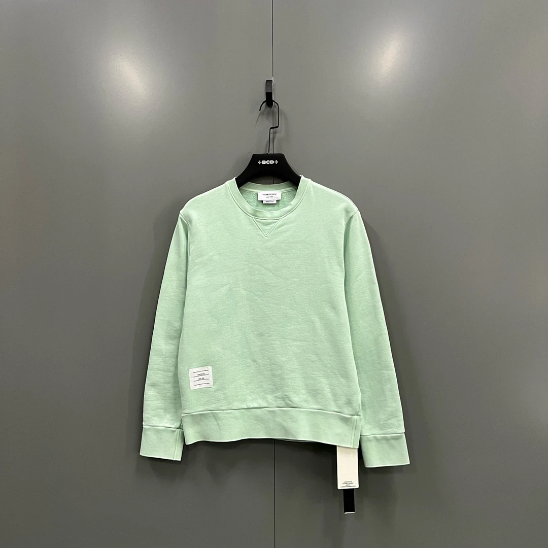 95新 THOMBROWNE （ll）浅绿色圆领卫衣 40码/95新604629