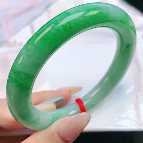 未镶嵌手镯翡翠58圆条882874