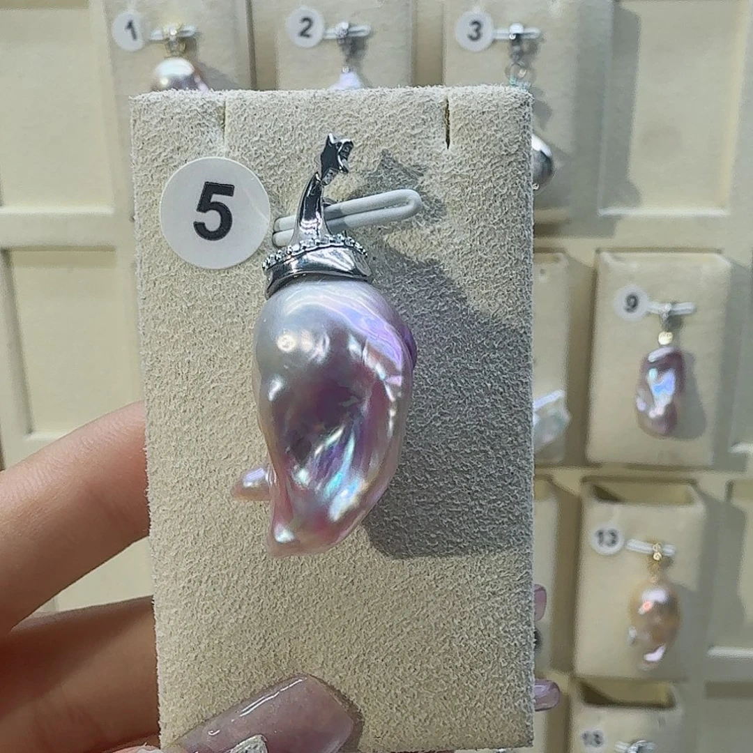 淡水珍珠项链合金