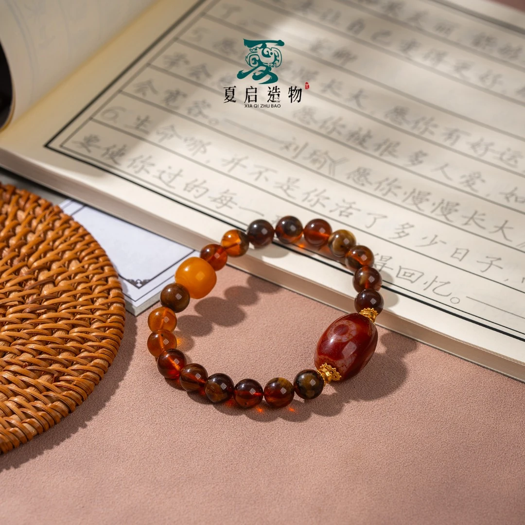 非金属珐琅手链 夏启吉物 Y库入根