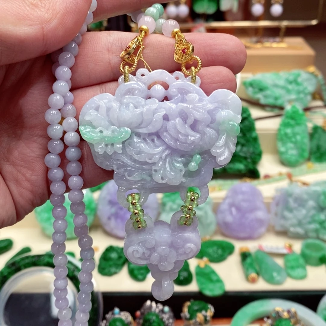 颈饰未镶嵌翡翠翡翠吊坠