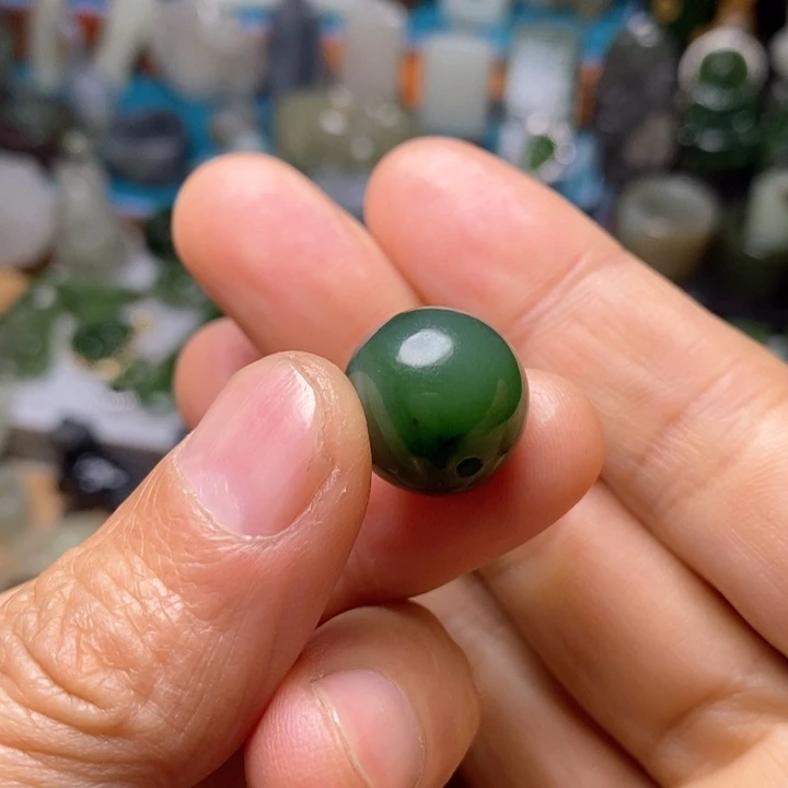 和田玉（碧玉）未镶嵌戒指