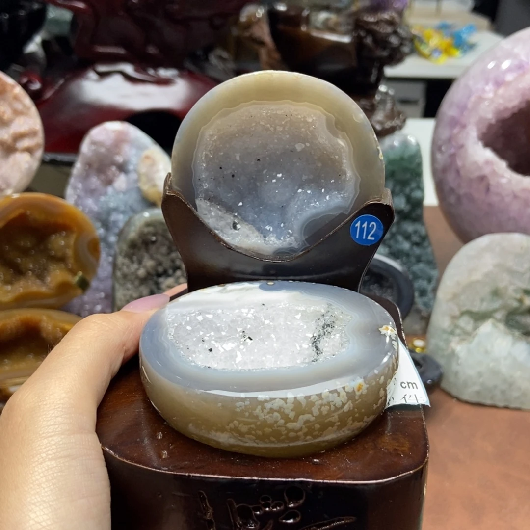 紫晶摆件未镶嵌水晶
