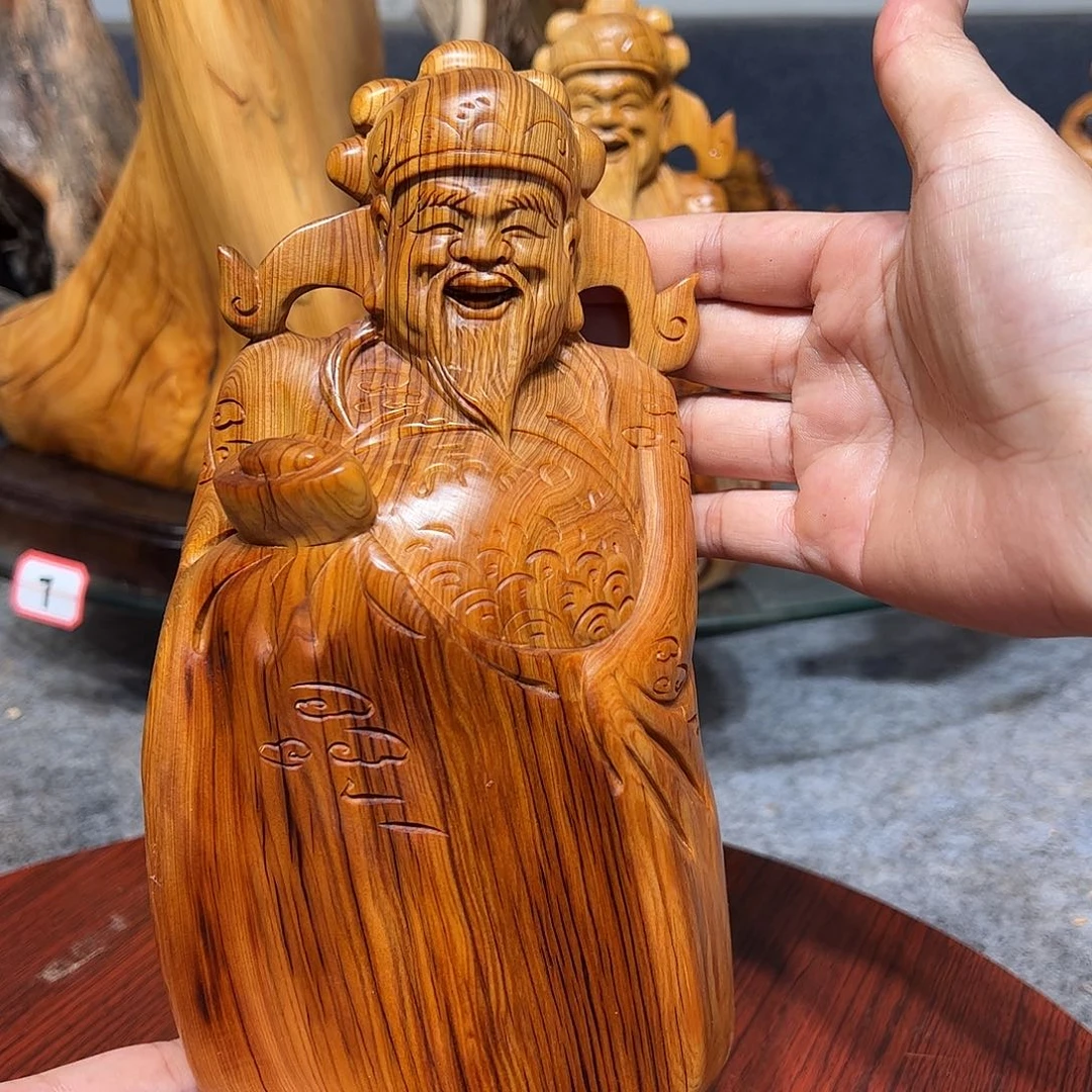 柏木崖柏木手把件摆件