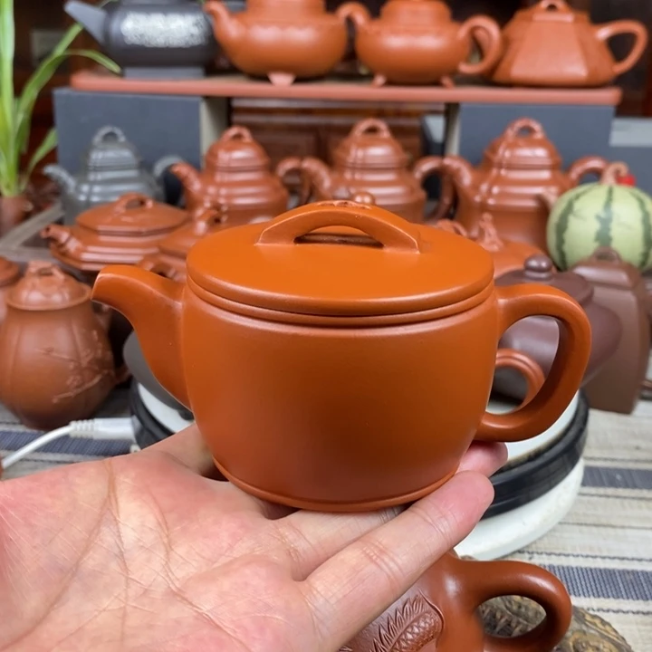 茶壶紫砂汉瓦120-200cc原矿赵庄朱泥特价