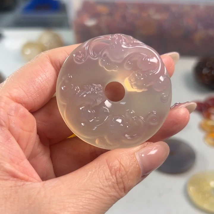 玛瑙/玉髓吊坠(不含链)未镶嵌