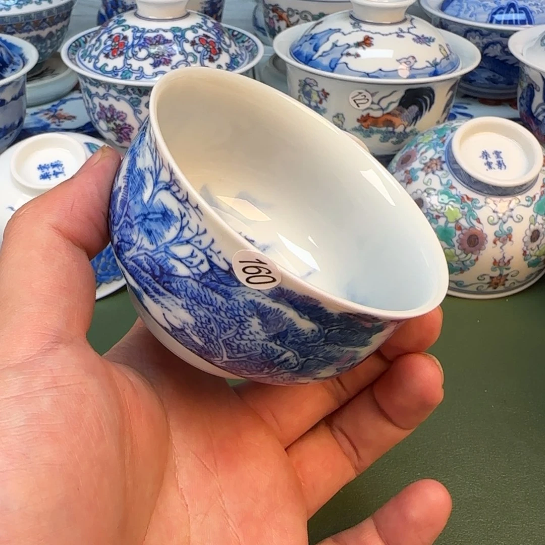 景德镇手工手绘茶具160