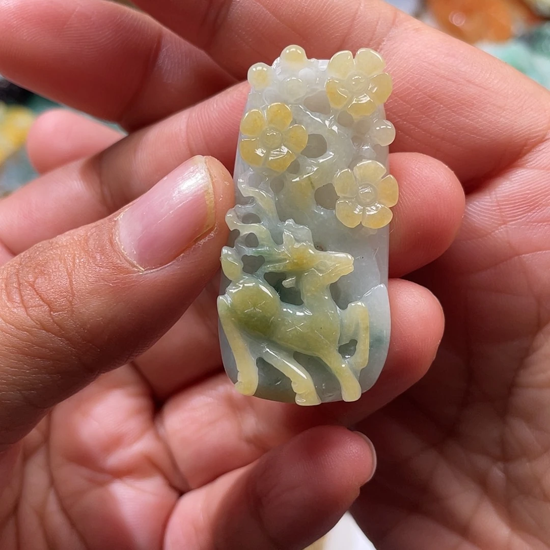 颈饰未镶嵌翡翠翡玉缘翡翠