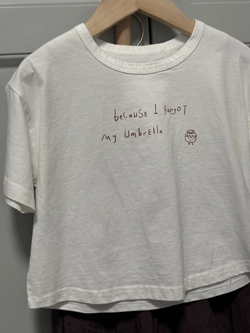 紫色字母白T男童短T韩版宝宝洋气