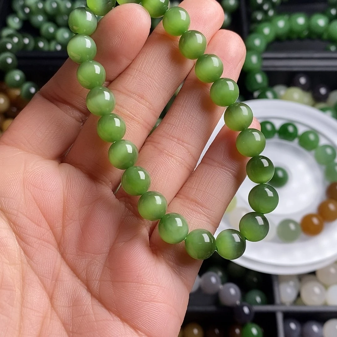 和田玉（碧玉）未镶嵌珠宝半成品