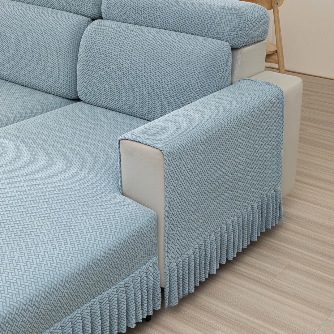 【扶手巾】摇粒绒新款沙发罩全包万能套防尘防猫抓四季通用无需测量