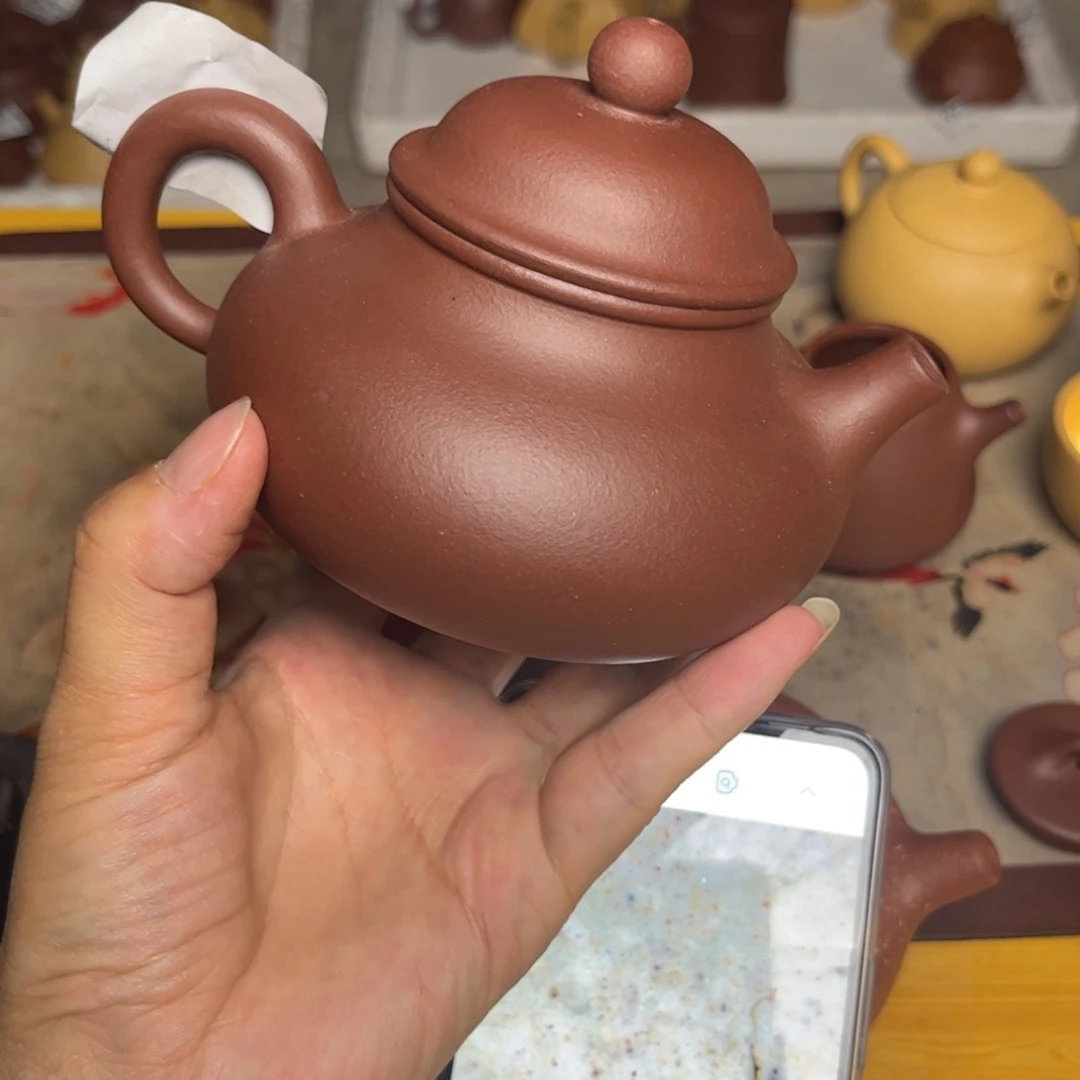 茶壶紫砂紫泥瑕疵270