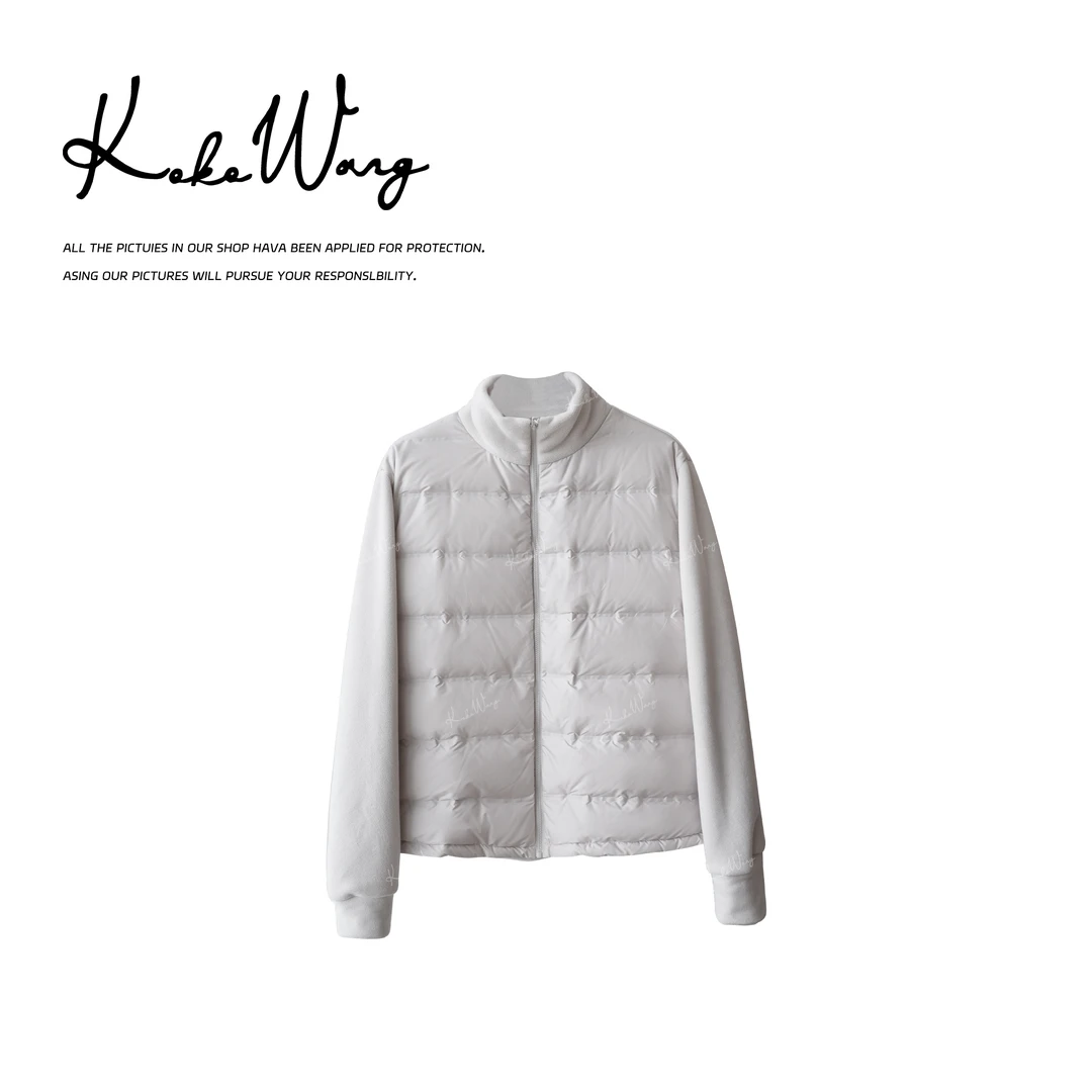 KOKO WANG【北欧旅人】秋冬新款时尚洋气保暖白鹅绒外套N7155I02W41