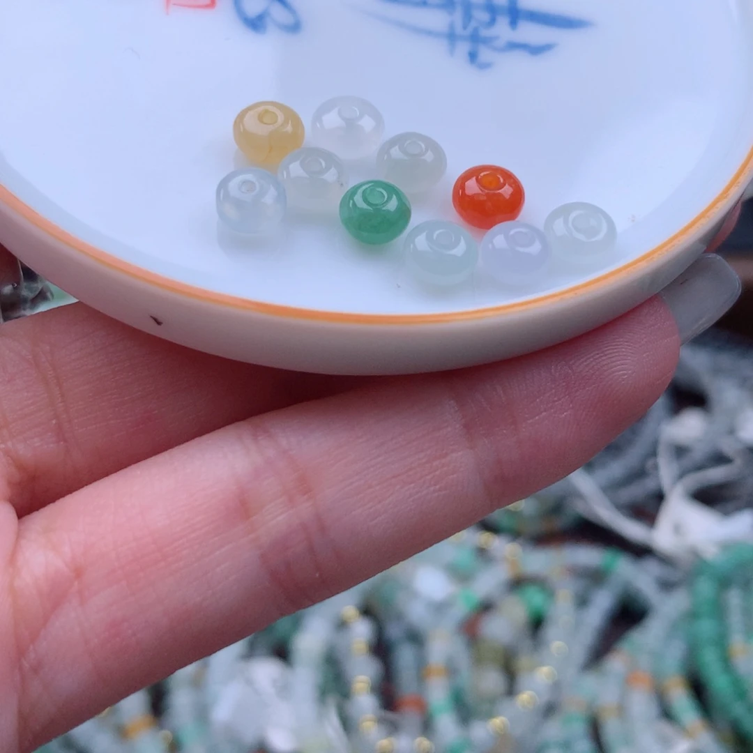 翡翠散珠鼓珠一手