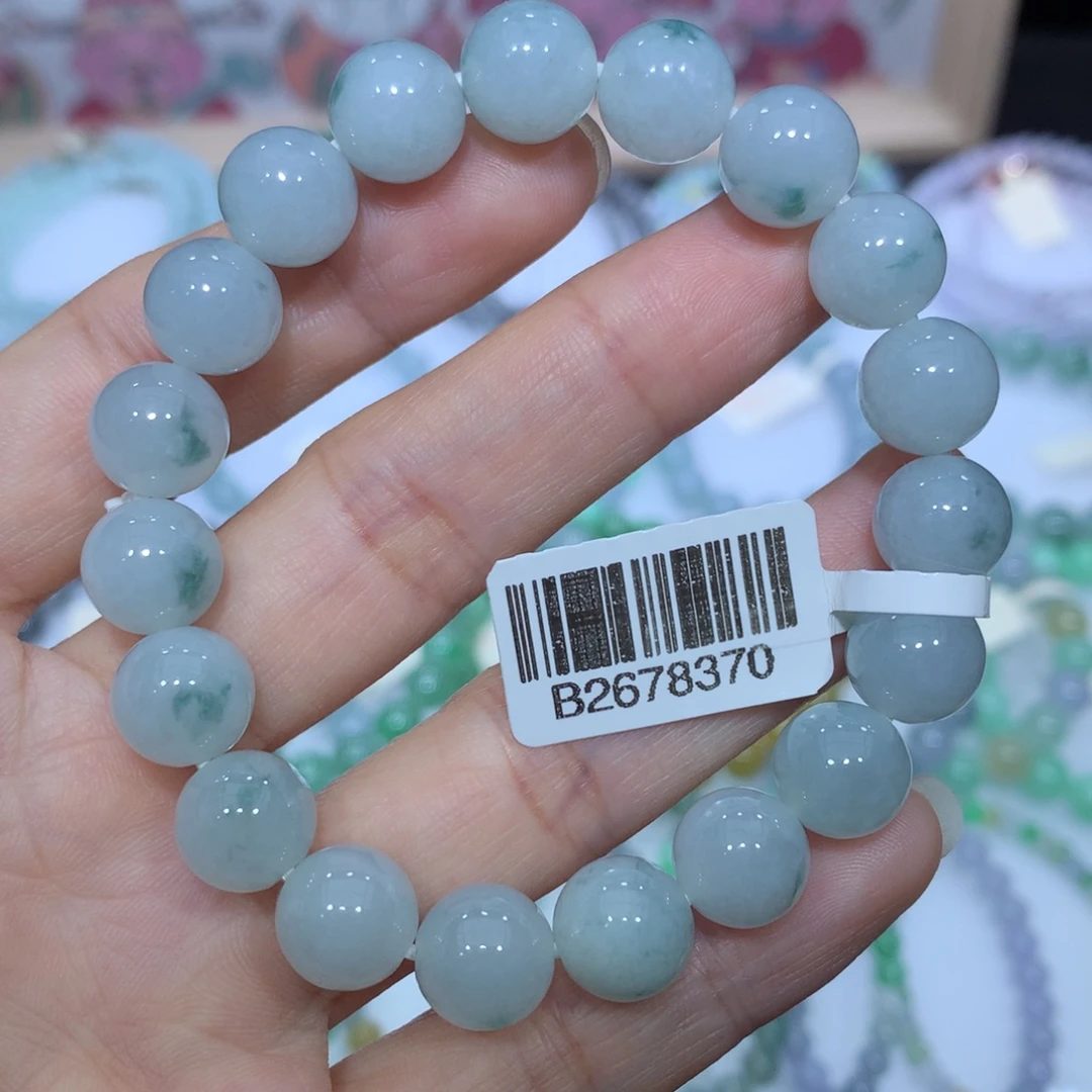 翡翠未镶嵌手链天然