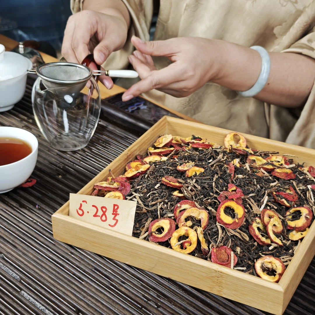 六堡三神汤 陈皮山楂老六堡  冬青收茶