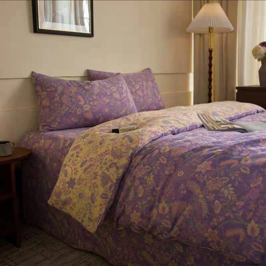 断码双层纱被罩单人双人加大四季可用LL针织被套机洗学生幼儿园