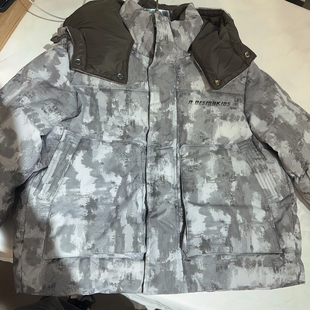 【1222】大童水墨画羽绒服冬季新款！羽绒服