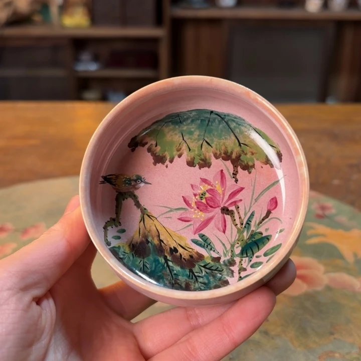 柴烧纯手工手绘陶瓷