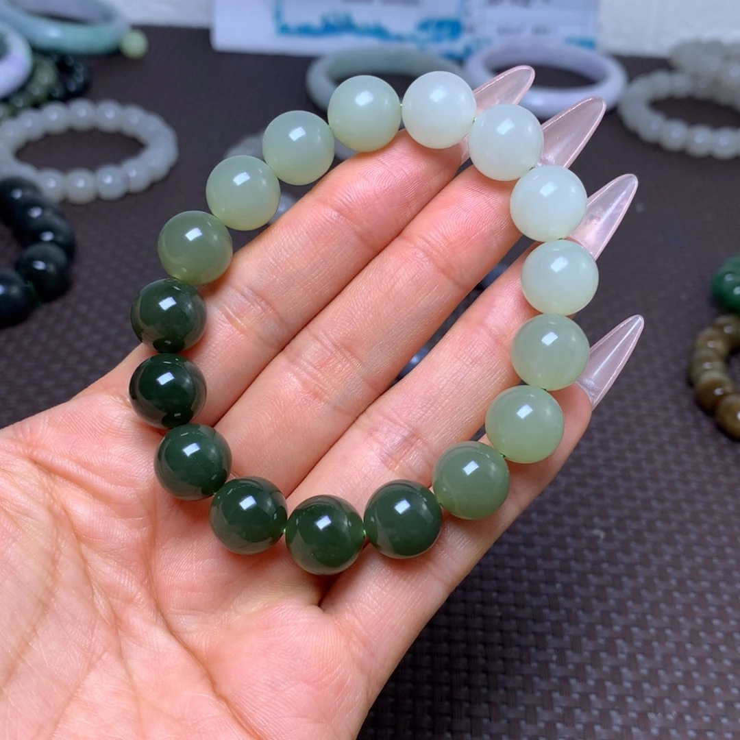 未镶嵌手串和田玉卡12