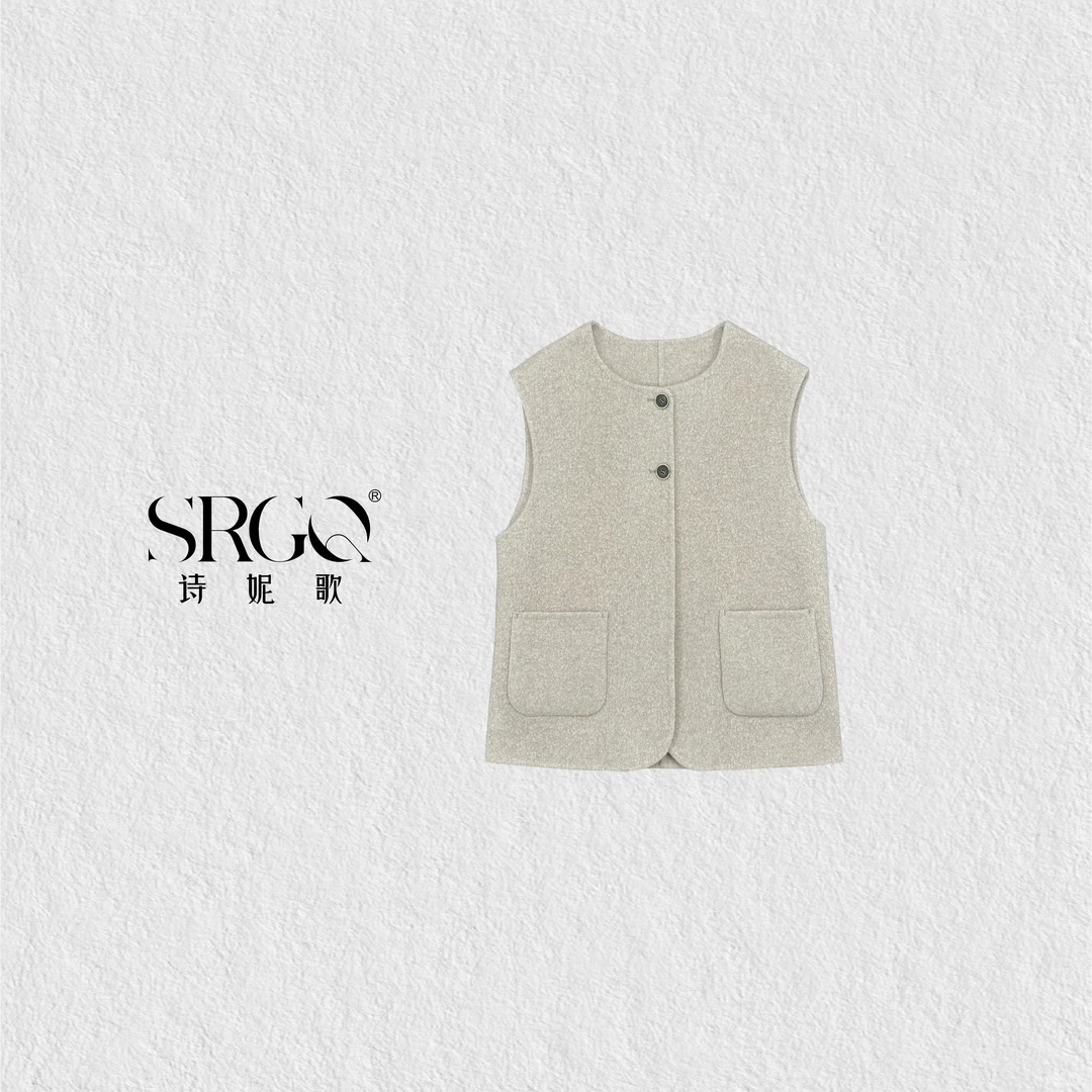 诗妮歌绵羊毛【高智感马夹】奢感系列~ 极致高奢百搭秋马夹出街