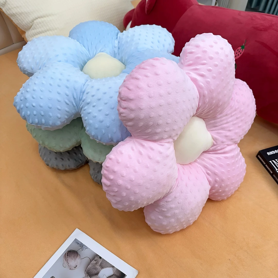 花瓣坐垫毛绒玩具可爱睡觉抱枕玩偶公仔娃娃女设计柔软呆萌加厚