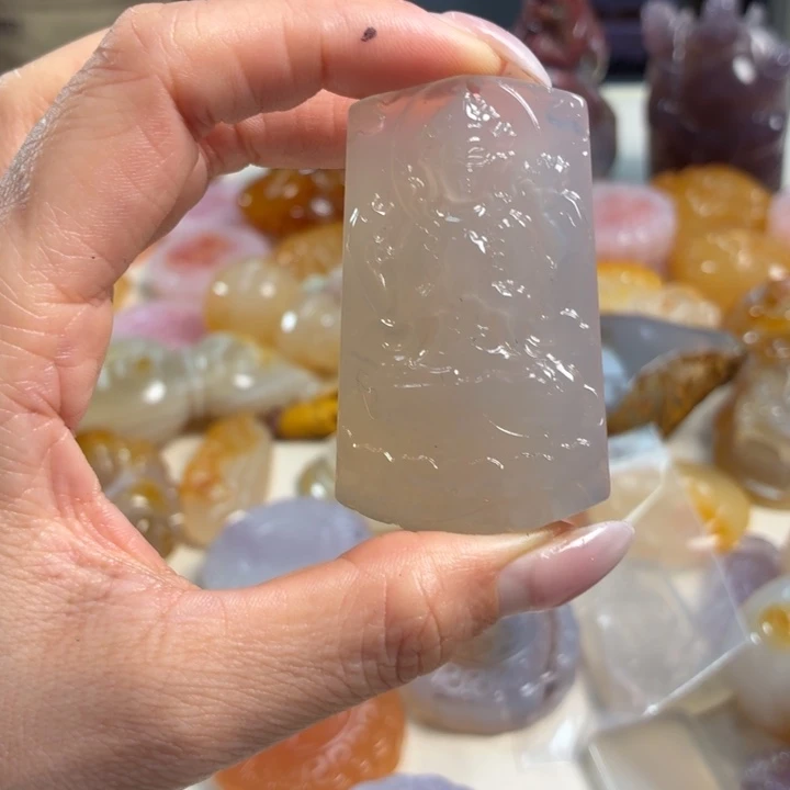 玛瑙/玉髓未镶嵌吊坠(不含链)