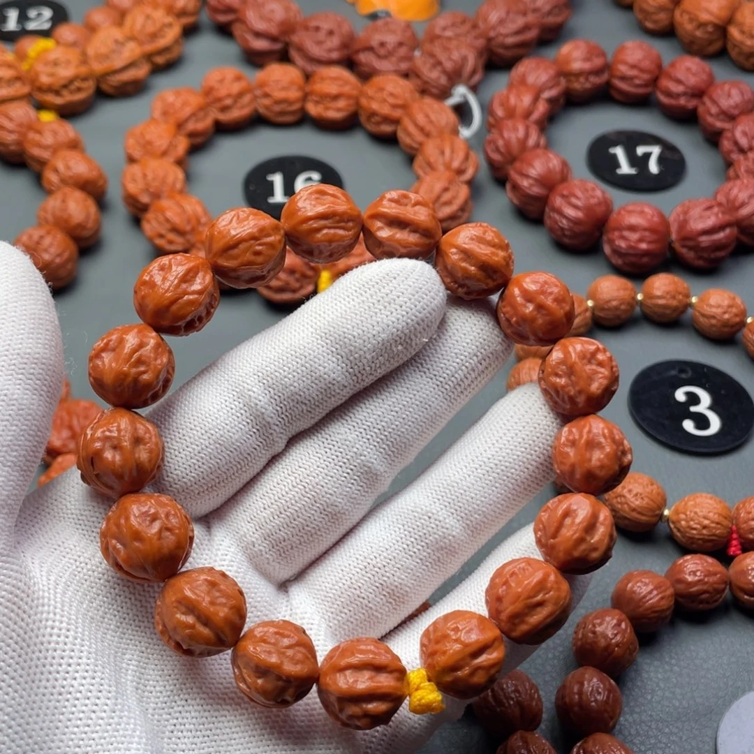 多***）手串文玩核桃野生核桃小龙脊八棱秋子手持