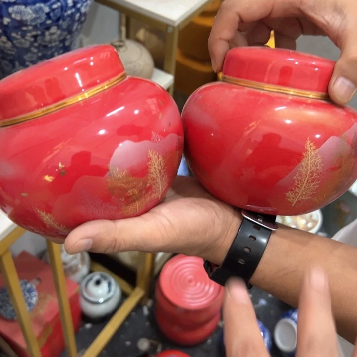 瑕疵福利品陶瓷茶叶罐