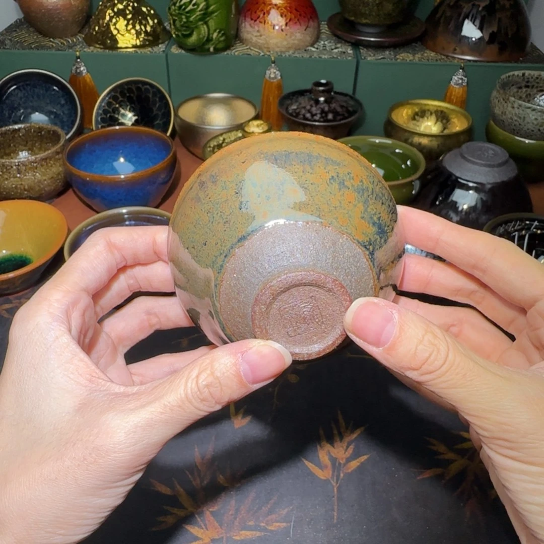 茶盏微瑕建盏，介意勿拍