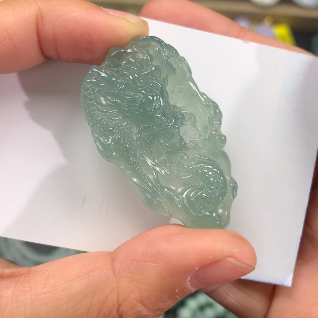 翡翠未镶嵌颈饰纯天然a货翡翠