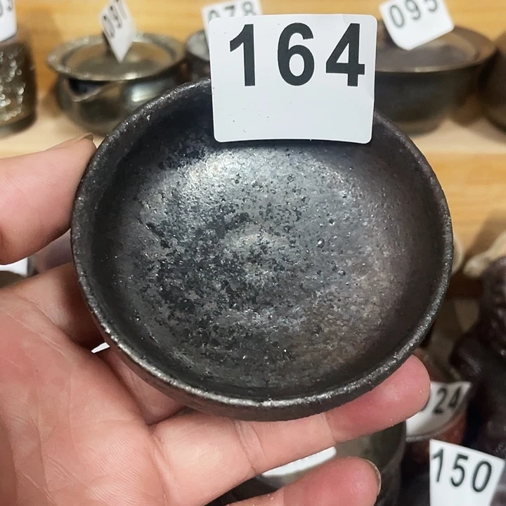 茶杯紫泥柴烧纯手工164