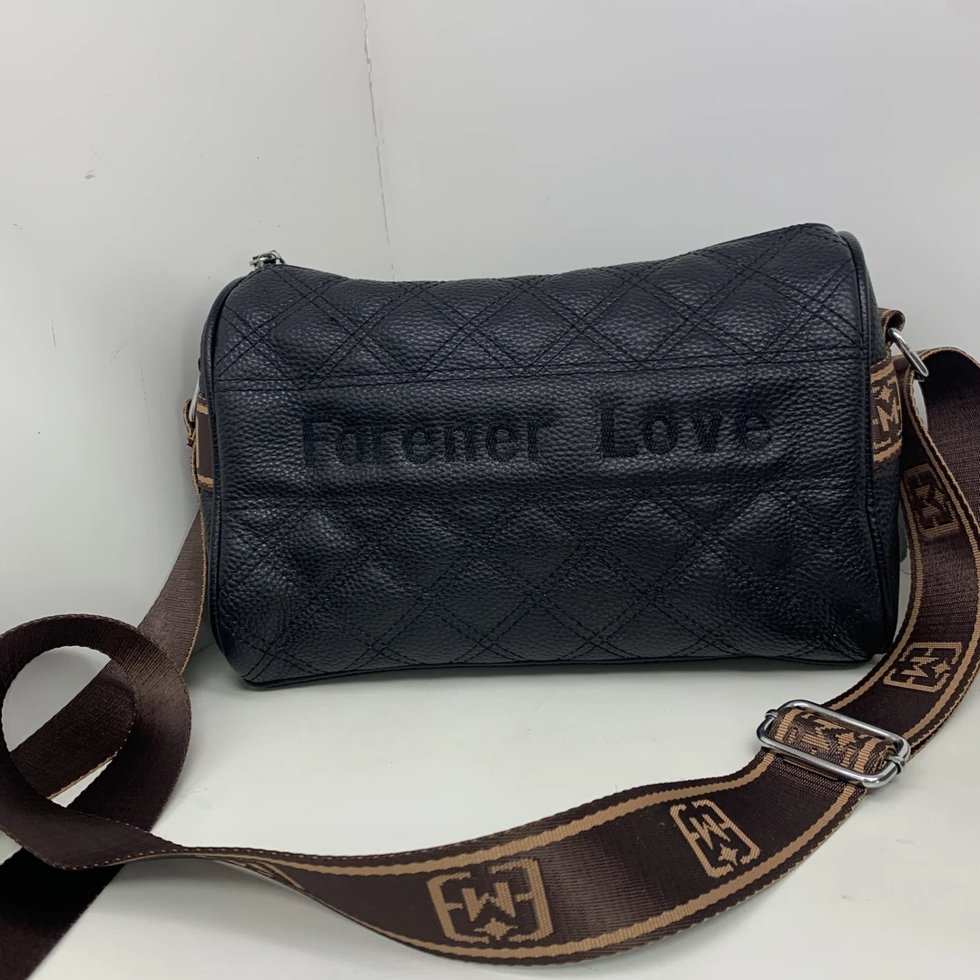 【头层牛皮】真皮女包单肩斜挎包大号207