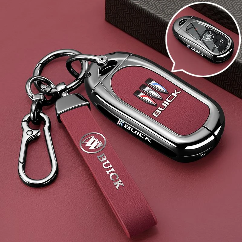 2024款别克君威钥匙套男士君越昂科威GL6昂科旗威朗Pro车金属扣壳