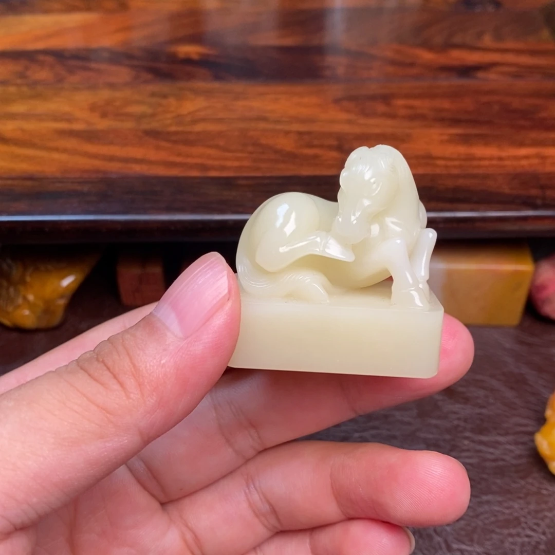 洛***绝寿山石收藏作品石