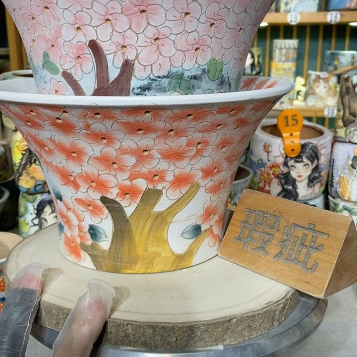 红陶景德镇艺术手绘作品