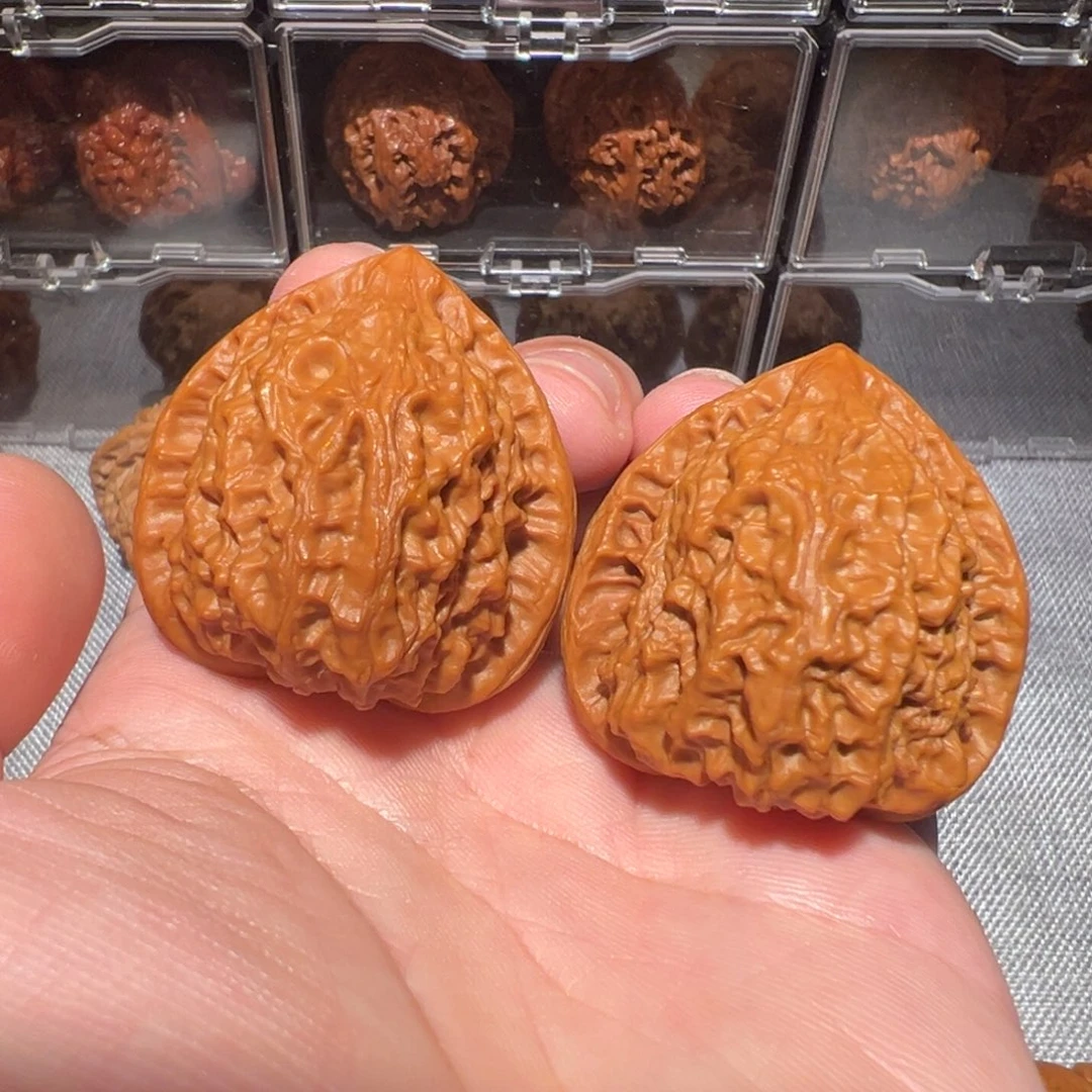 文玩核桃把件40野生宰相