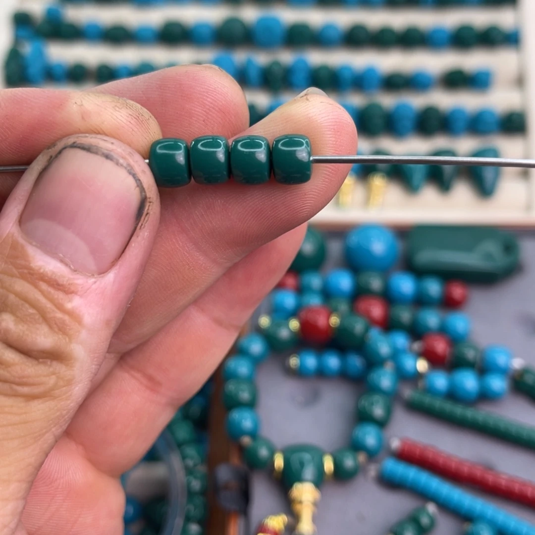 新***野琉璃颈饰卡7老型四颗